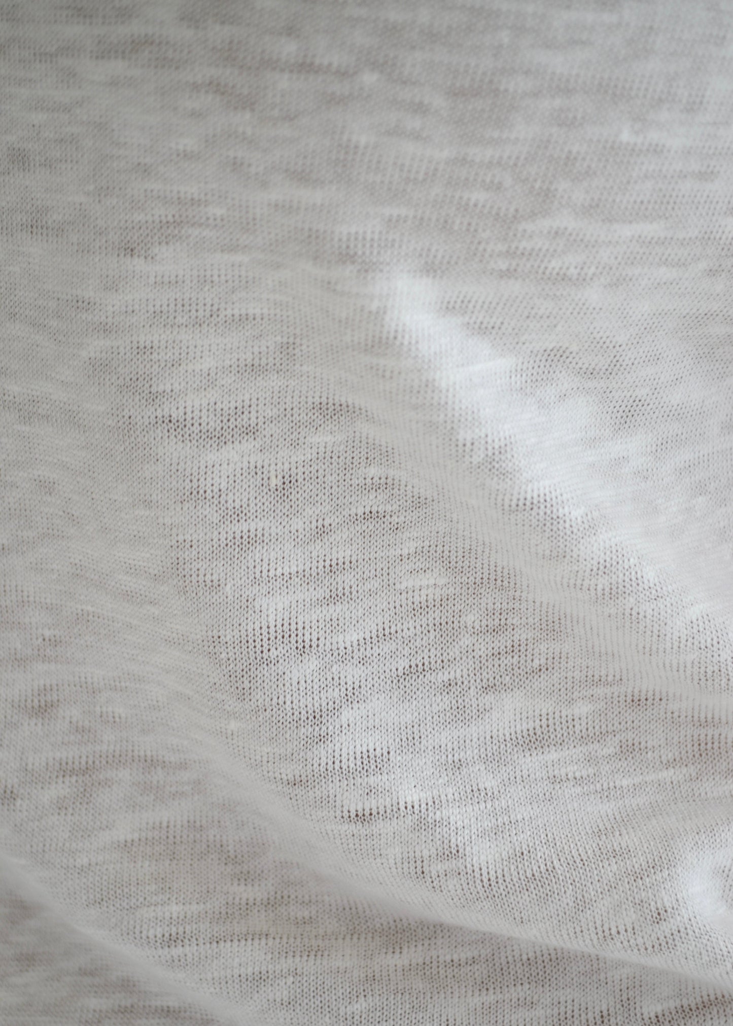 Close-up of white japanese linen fabric texture